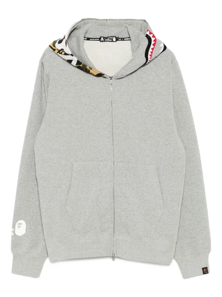 Мужская худи Mastermind Japan x Bape с камуфляжными вставками, серая