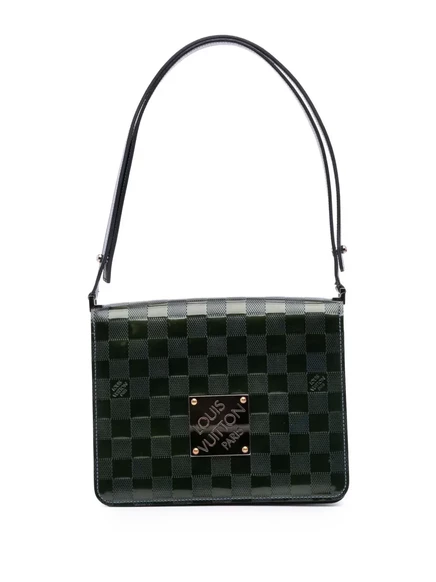 Сумка через плечо Damier Vernis Cabaret, бывшая в употреблении у Louis Vuitton в 2000-2010 годах green