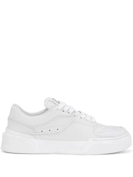 Новые кожаные кроссовки Roma от Dolce & Gabbana white