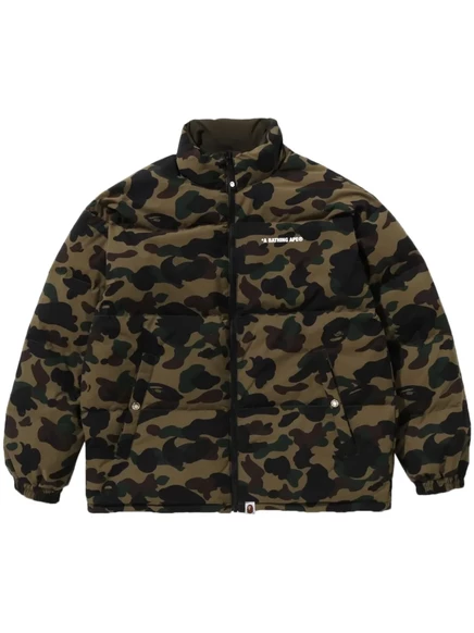 Двусторонняя стеганая куртка BATHING APE® green