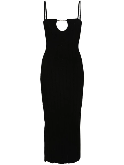 Трикотажное платье Jacquemus La Robe Sierra black
