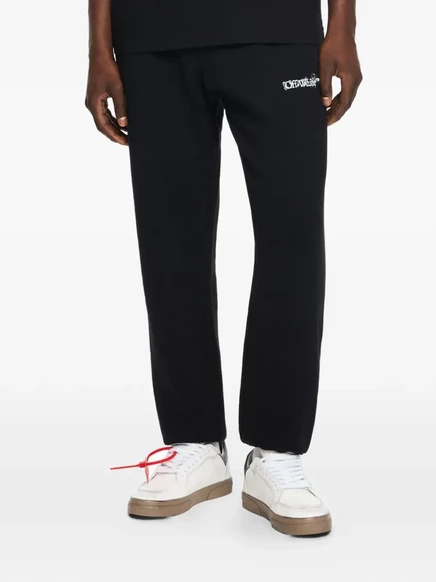 Мужские спортивные штаны Off-White с эмблемой, белые