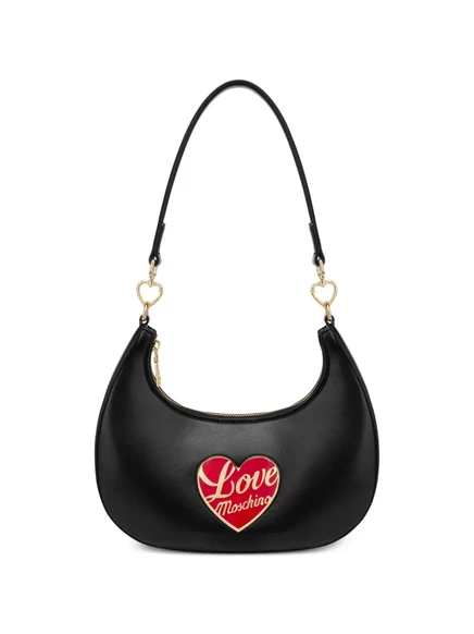 Сумка через плечо Love Moschino с сердечком-бляшкой