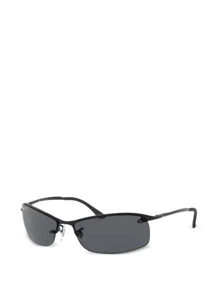 Мужские солнцезащитные очки Ray-Ban с прямоугольной оправой, черные