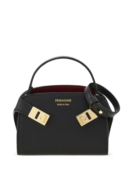 Брелок для сумки Ferragamo Mini Hug, черный