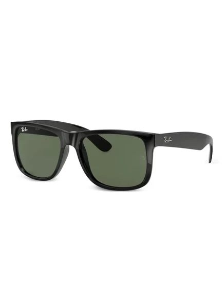 Унисекс солнцезащитные очки Ray Ban Justin прямоугольные, черные