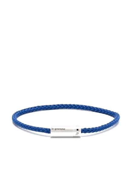 Кабельный браслет Le Grame 7g Nato blue