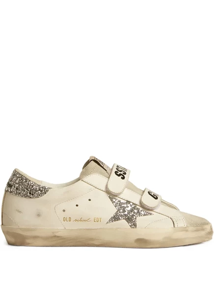 Олдскульные кроссовки Golden Goose white