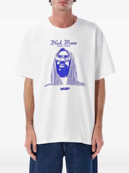 Мужская футболка HUF x Isaac Hayes, белая