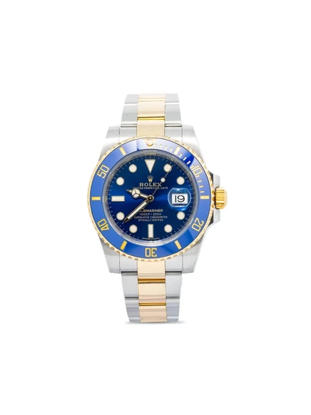 Мужские часы rolex submariner 40 мм, синие