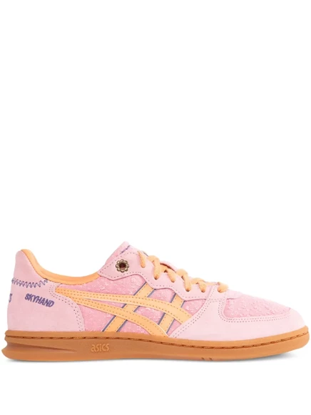 Унисекс кроссовки Asics Skyhand замшевые, розовые