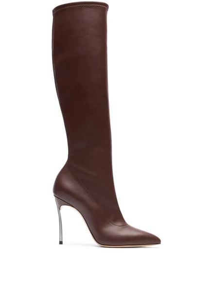 Ботинки с лезвием Casadei 100 мм  brown