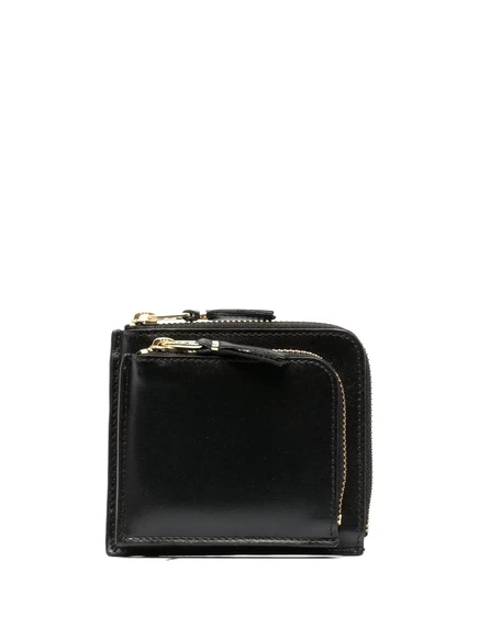 Кардхолдер Comme Des Garons Wallet кожаный, черный