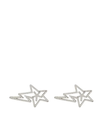 Женские серьги A Bathing Ape Star Bolt, серебристые