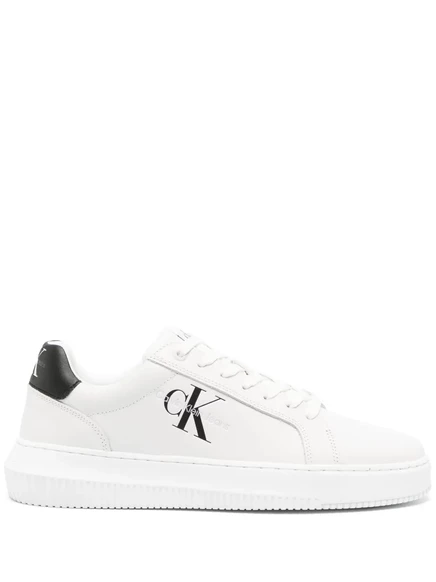 Кроссовки с низким берцем с логотипом Calvin Klein Jeans white