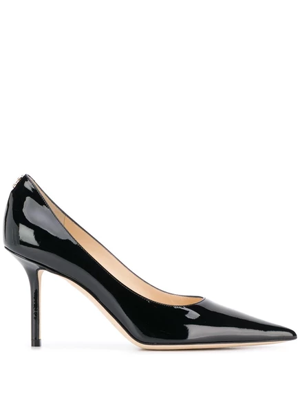 Туфли-лодочки из лакированной кожи Jimmy Choo Love 85 мм black