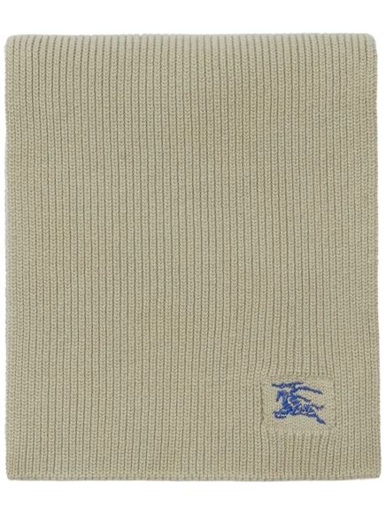 Burberry EKD-кашемировый шарф с вышивкой green