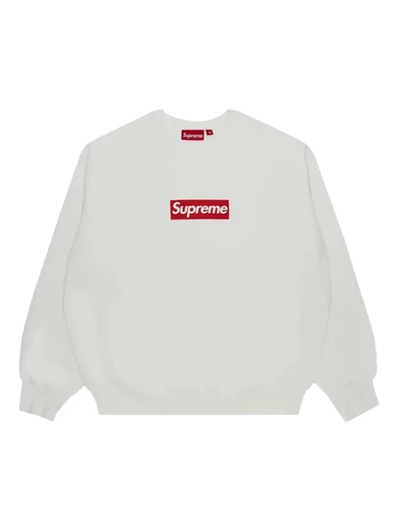 Мужской свитшот Supreme Box Logo, белый