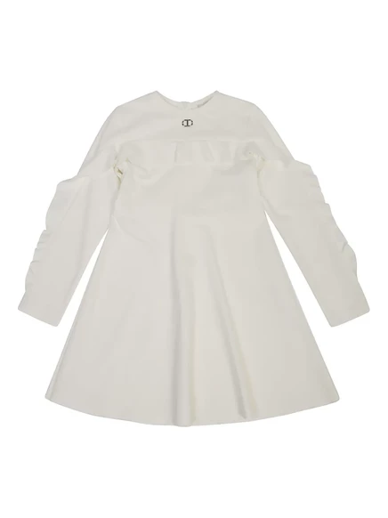 Платье для девочек TWINSET Kids, белое