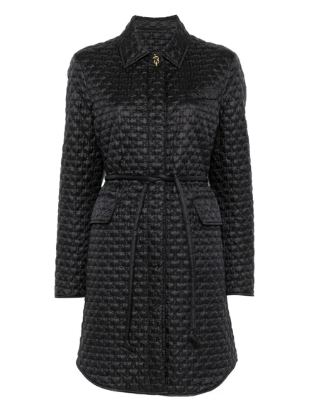 Женская стёганая парка Moncler Raissac, чёрная
