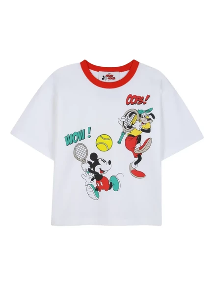 Детская футболка Marc Jacobs Kids с Микки Маусом, белая