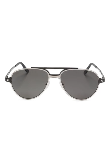 Солнцезащитные очки в пилотной оправе Cartier Eyewear black