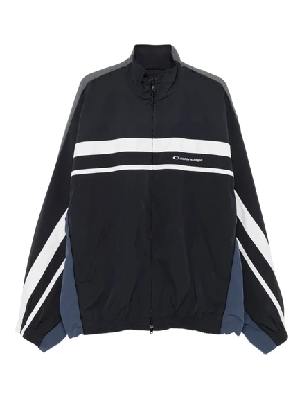 Мужская куртка Balenciaga 50/50 на молнии, черная
