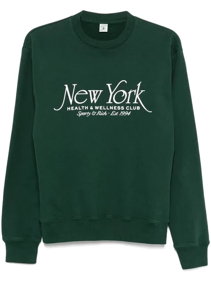 Женский свитшот Sporty & Rich NY 94, зеленый