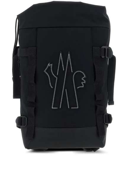 Мужской рюкзак MONCLER GRENOBLE с логотипом, черный