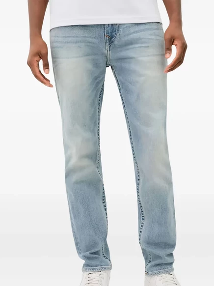 Мужские джинсы True Religion Rocco прямые, светло-голубые