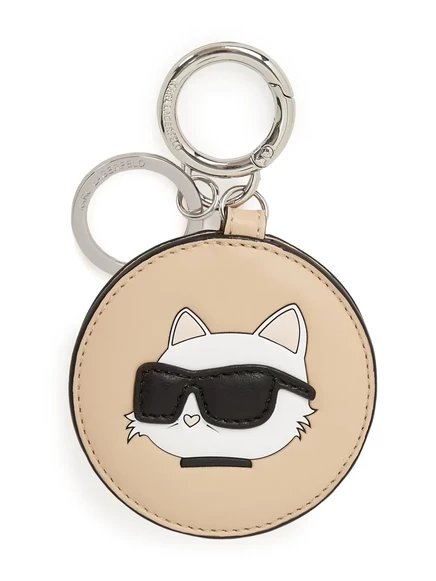 Брелок Karl Lagerfeld Ikon с зеркалом, бежевый