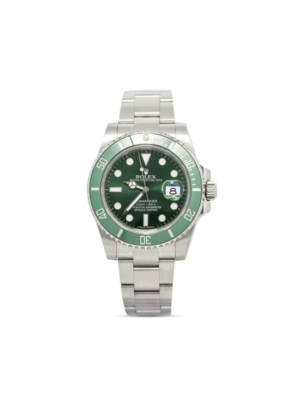 Мужские часы Rolex Submariner 40 мм сталь, зеленый циферблат