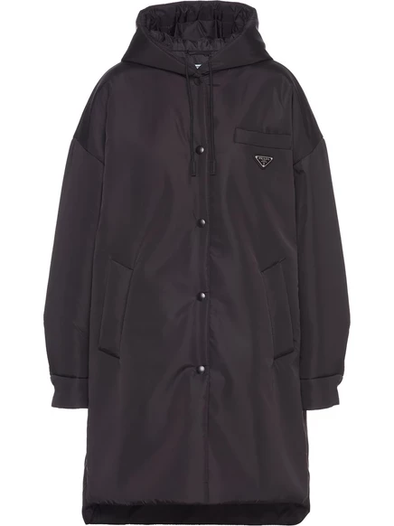 Женский дождевик Prada Light Re-Nylon, черный