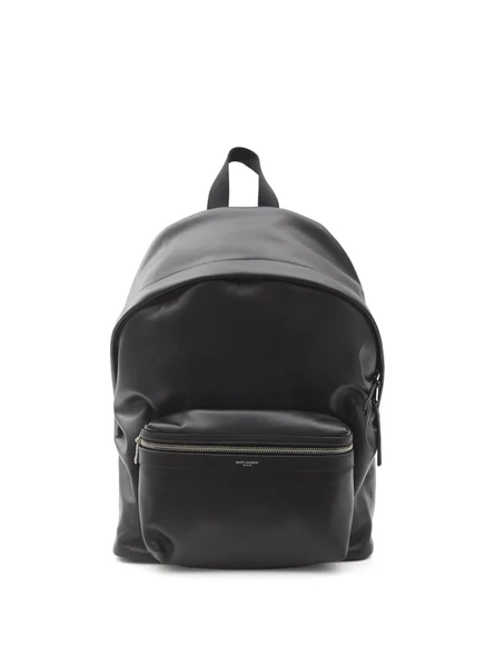 Мужской рюкзак Saint Laurent City на молнии, черный