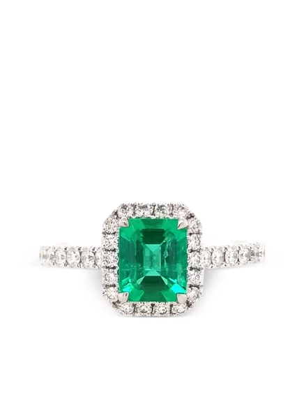 Женское кольцо HYT Jewelry платина с бриллиантами, серебристое