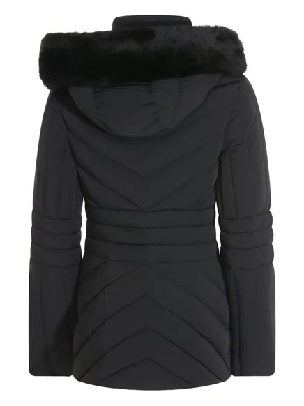 Женская стеганая куртка Mackage с капюшоном, черная