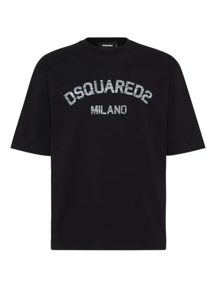 Мужская футболка DSquared2 Faded Milano, черная