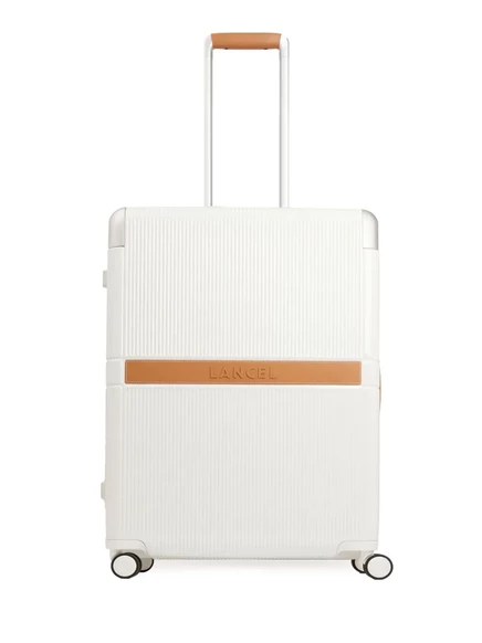 Чемодан Lancel Empreinte с кожаной отделкой, белый