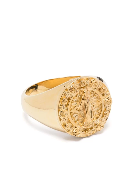 Мужское кольцо Dolce & Gabbana Devotion позолоченное, золотистое