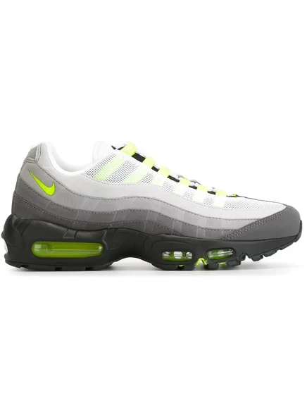 Кроссовки Nike Air Max 95 OG «Neon», серо-черные