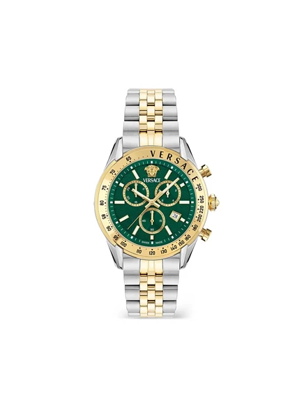 Мужские часы Versace Chrono Master 44 мм, зеленый