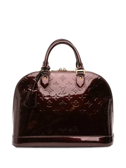 Сумка Vernis Alma PM с монограммой, бывшая в употреблении у Louis Vuitton в 2012 году purple