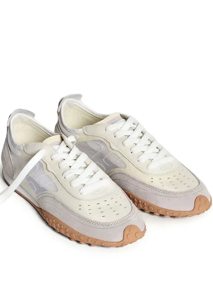Замшево-кожаные сетчатые кроссовки Hoff Mockingbird grey