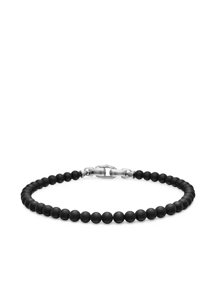 Браслет David Yurman Spiritual Beads 4 мм, серебристый