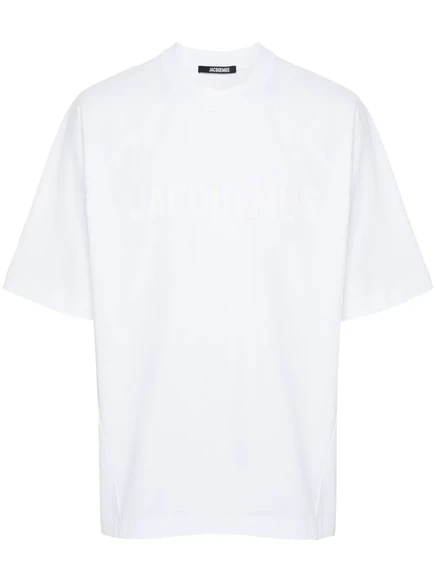 Мужская футболка Jacquemus Le Tshirt Typo, белая