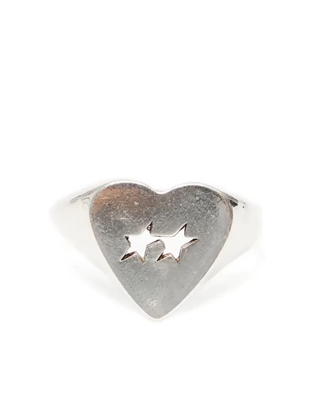 Кольцо Twojeys Icon Heart, серебристое