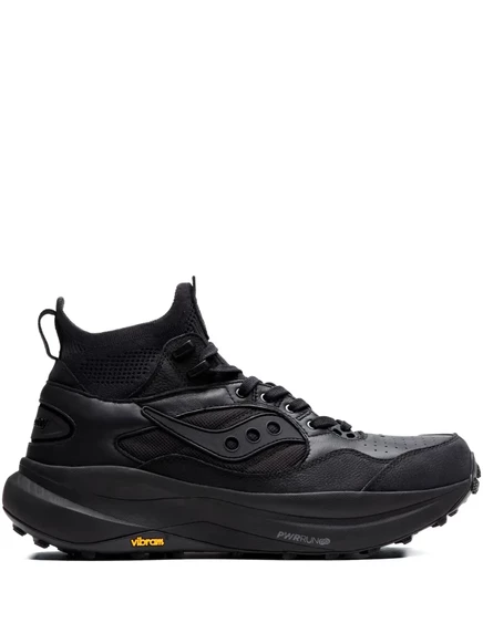 Высокие кроссовки с логотипом Saucony Trekker S black