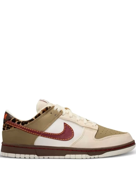 Кроссовки Nike Dunk Low leopard с низкой посадкой neutrals