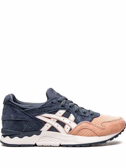 Кроссовки Asics Gel-Lyte 5 Kith Salmon Toe, сине-лососевые