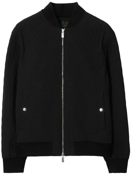 Мужской стеганый бомбер Burberry, черный